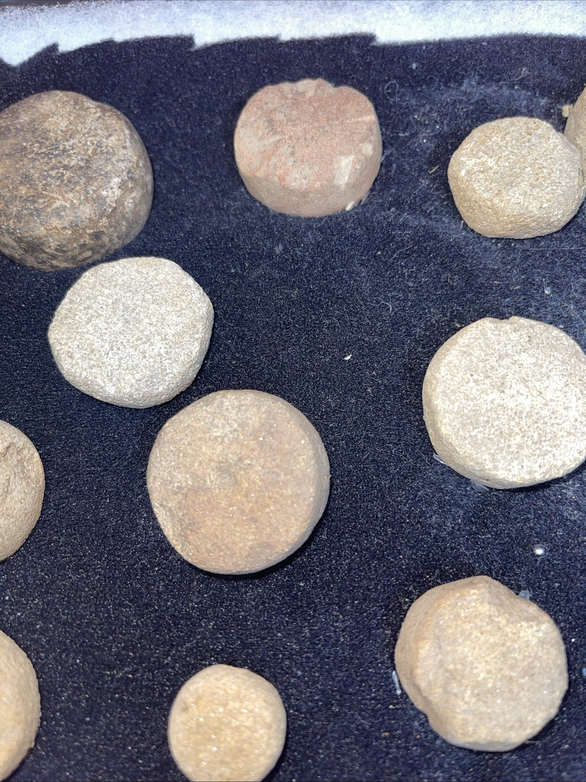 Indian Artifacts Lot of 17  Discoidals Game Stones