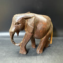 Wooden Elephant Statue Hand Carved Decoration Home