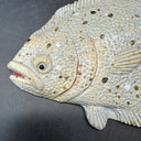 Ceramic Fish Wall Hanging 10”x5.5” House Decor