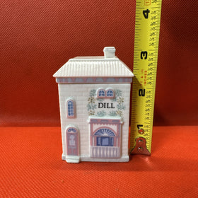 Vintage 1989 Lenox Spice Village DILL Jar With Lid