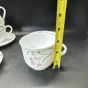 Martha Stewart Everyday 5.5” Coffee Cups (7pcs) And Saucers (5pcs)