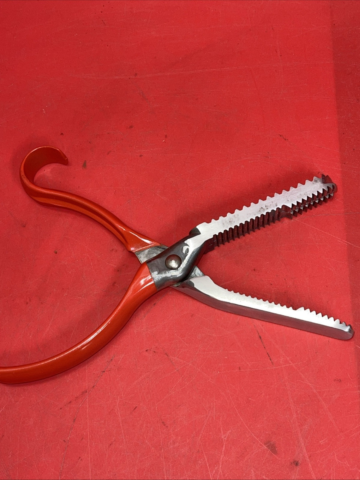 Detty's Fish Gripper Lancaster PA  Vintage Aluminum Fishing Pliers Original Box