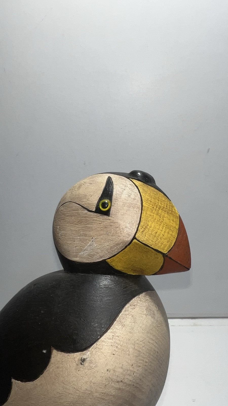 Hand-Carved Wooden Duck Decoy Signed R. Wassel 1987 Vintage Hunting Collectible