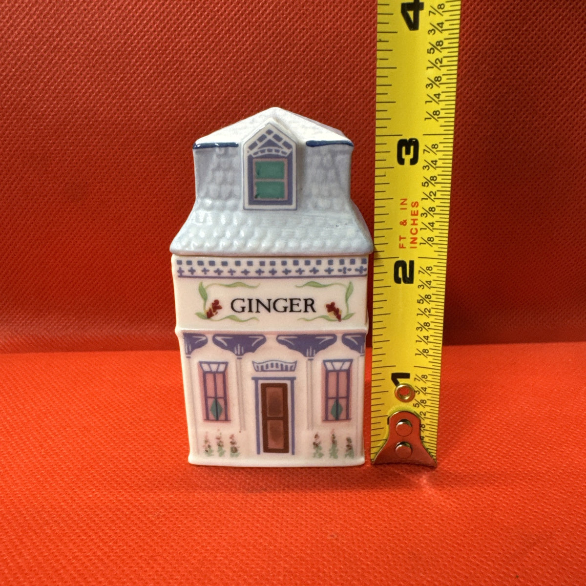 Vintage 1989 Lenox Spice Village GINGER Jar With Lid