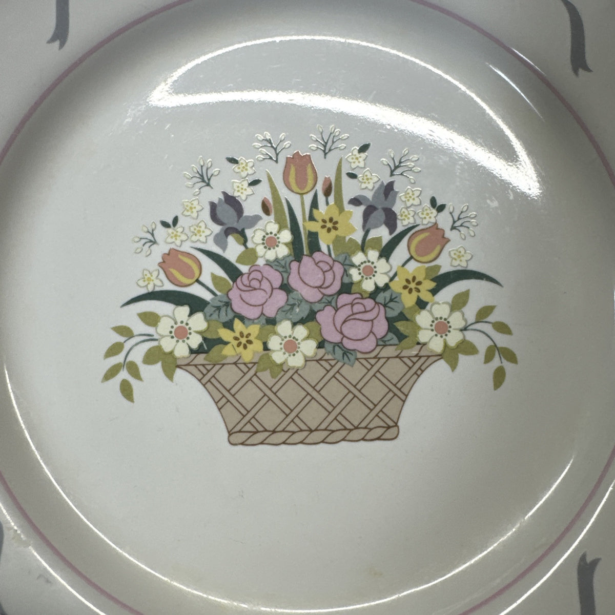 Sango Stoneware Chesapeake Plate 7.5”/ Set Of 5