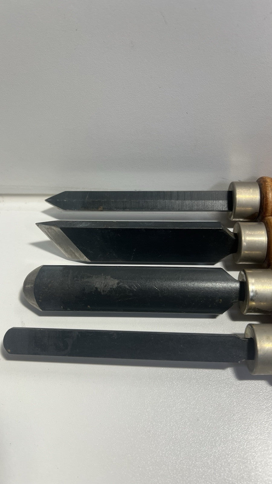 Sears CRAFTSMAN  Vintage Set of 4 Wood Turning Chisels 15"
