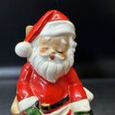 Vintage 1976 Josef Original Ceramic Christmas Sleepy Santa Musical Figurine