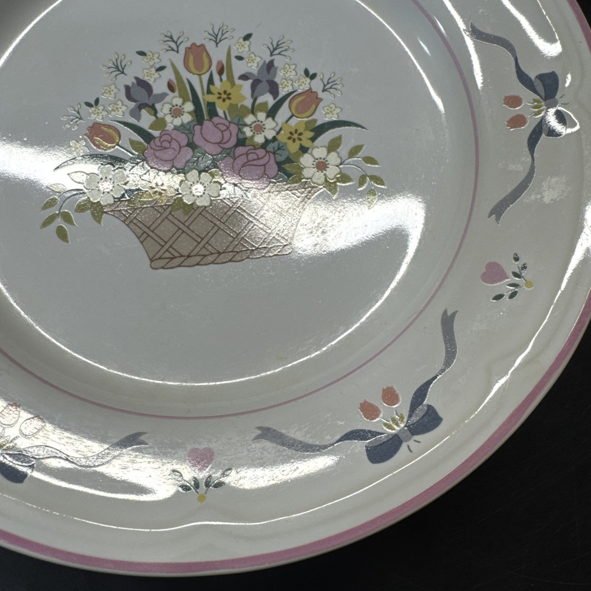 Sango Stoneware Chesapeake Plate 7.5”/ Set Of 5