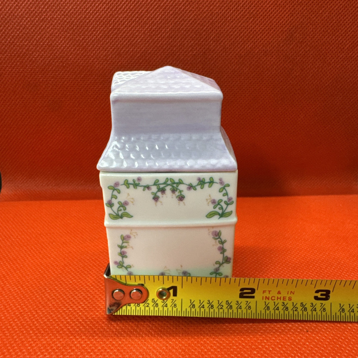 Vintage 1989 Lenox Spice Village MARJORAM Jar & Lid
