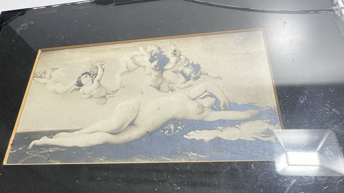 Antique 1900s Rotograph Co. Postcard – The Birth of Venus by Cabanel, NYC Print