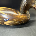 Wooden Duck Decoy Hand Carved Painted Wood Figure