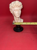 ANTIQUE G. RUGGERI DAVID BUST ON BASE MARBLE BASE