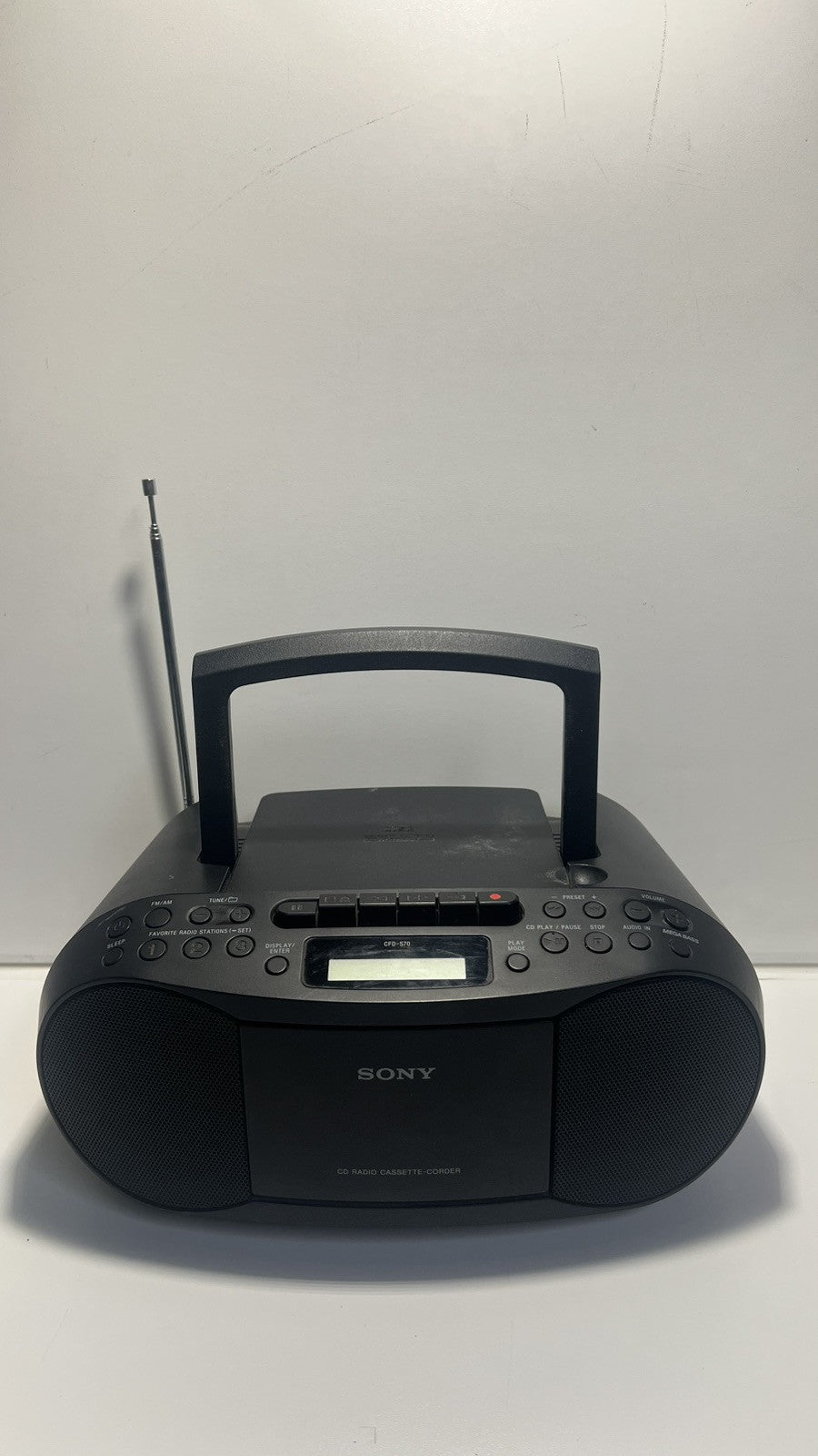 SONY CFD-S70 Boombox Stereo CD Cassette Radio Aux Port Sony Radio Boombox