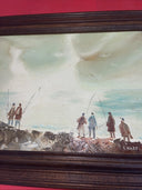 Painting ,, Maine Fishermen’’Artists E. Hart