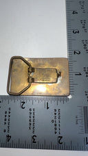 Ampersand Solid Brass Bald Eagle Buckle Kalamazoo Michigan Hand Made VTG 1970's