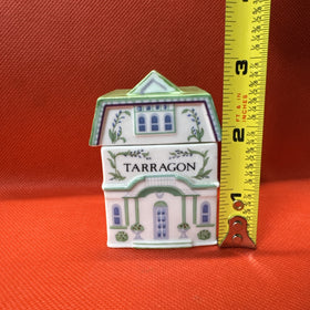 Vintage 1989 Lenox Spice Village TARRAGON Jar With Lid