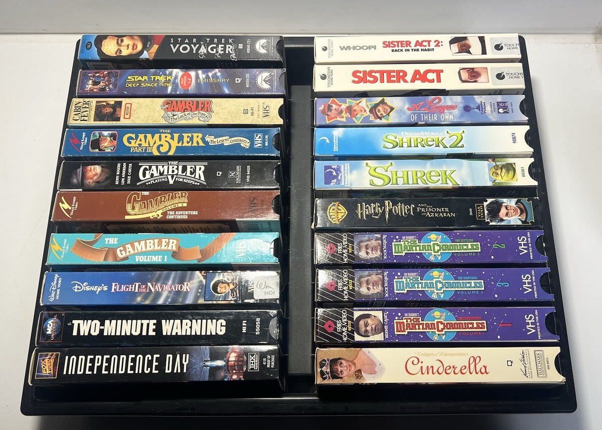 Lot Of 20 VHS Tapes (1 Brand New Sealed) Wide Variety Good Collection