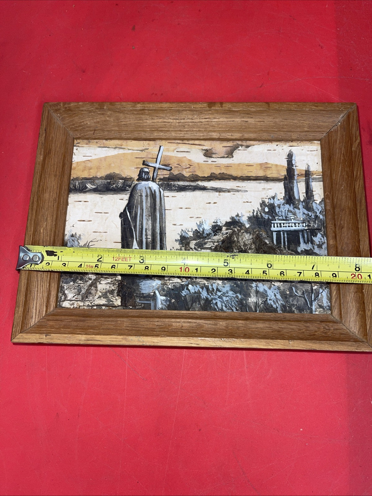 Handpainted Birch Bark Kyiv Ukraine  1994