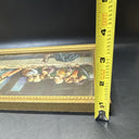 Jesus The Last Supper Picture A.P.Co.Chicago Religious With Wood Frame 15”x8”