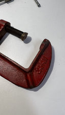 Large Lot 13 of Vintage & Modern C-Clamps -Adjustable, Heavy Duty, Various Sizes
