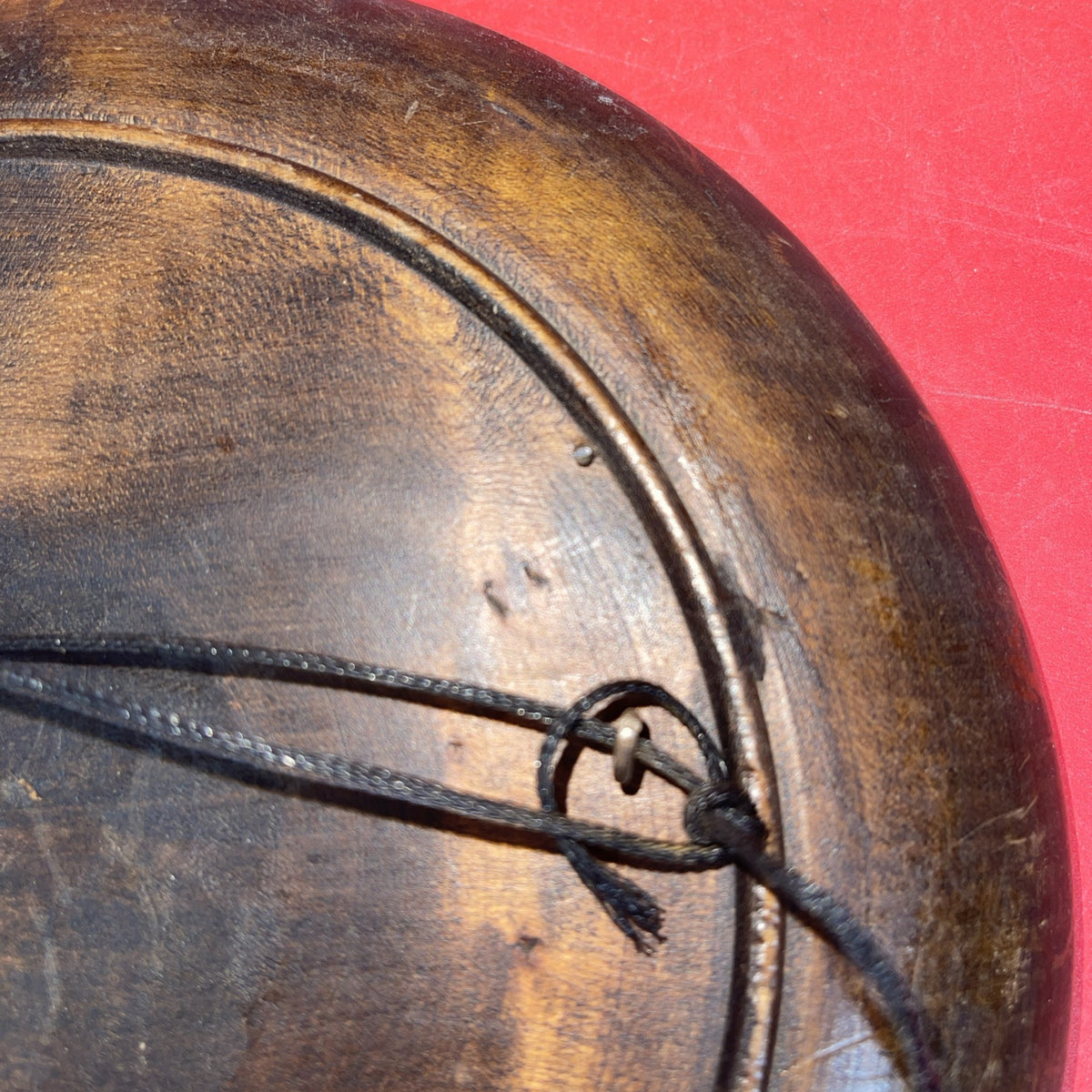 Vintage Handcrafted Wood Wall Plates in Folk Style in Man and Women, Diameter 8”
