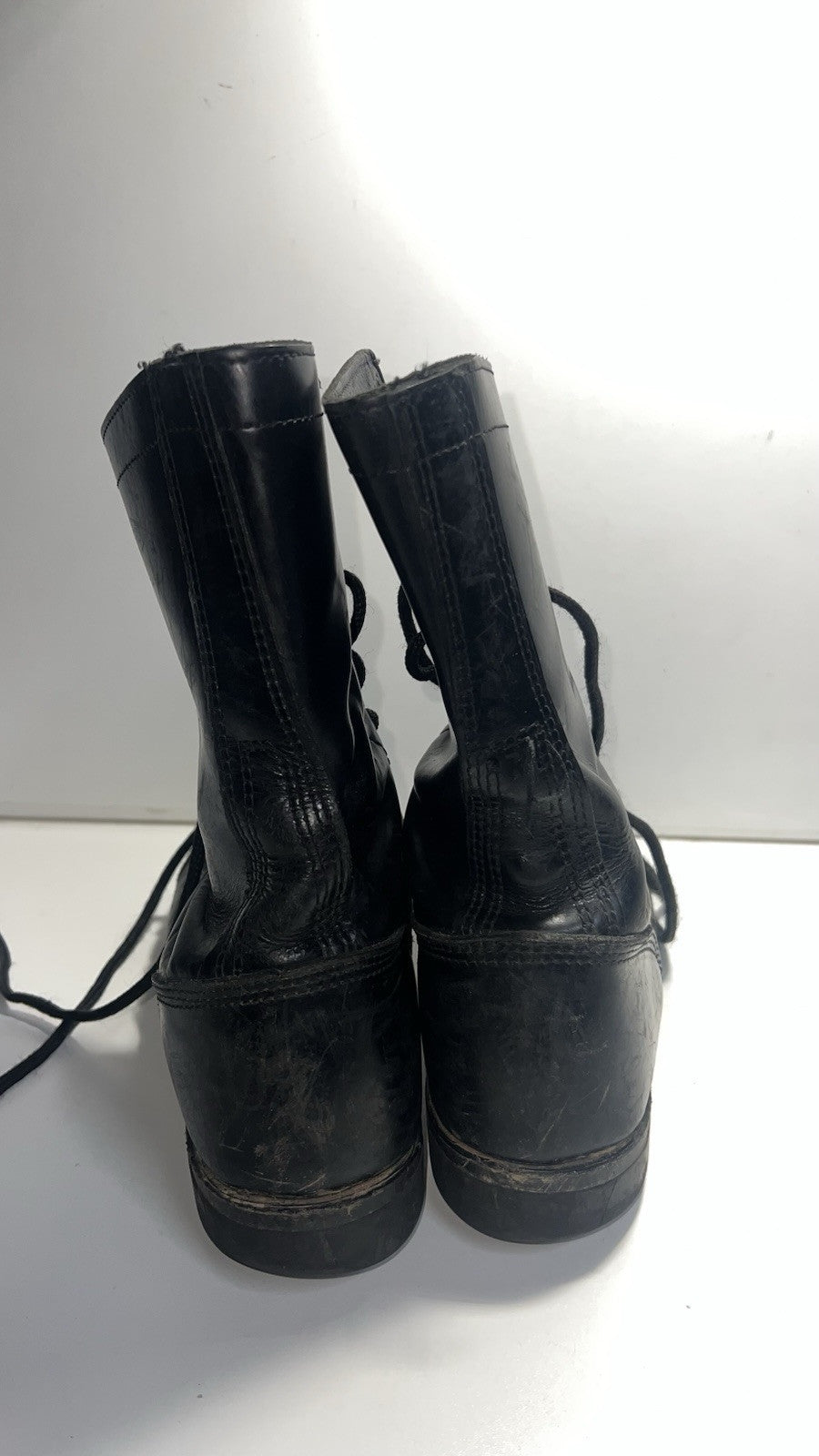 CORCORAN 1500 Airborne Black Leather Jump Boots  9.5 E Military Combat Lace Up
