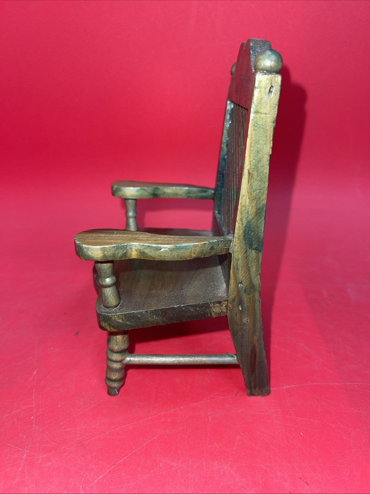 Vintage Wooden Chair for Doll Display