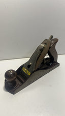 Stanley Plane 12-004 No.4 Bench  9-3/4" long 2" blade Made USA wood handles