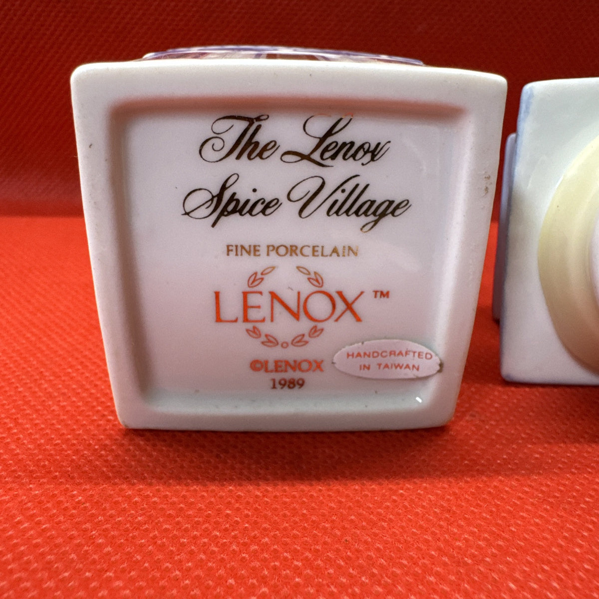 Vintage 1989 Lenox Spice Village GINGER Jar With Lid