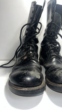 CORCORAN 1500 Airborne Black Leather Jump Boots  9.5 E Military Combat Lace Up