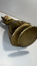 Vintage 60s 70s Paper Mache Angel Music Box Christmas 9.5” Mid-Century. Japan