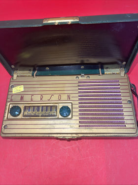Emerson Tube Radio Model 558  1940's Made in USA | Portable Not Work