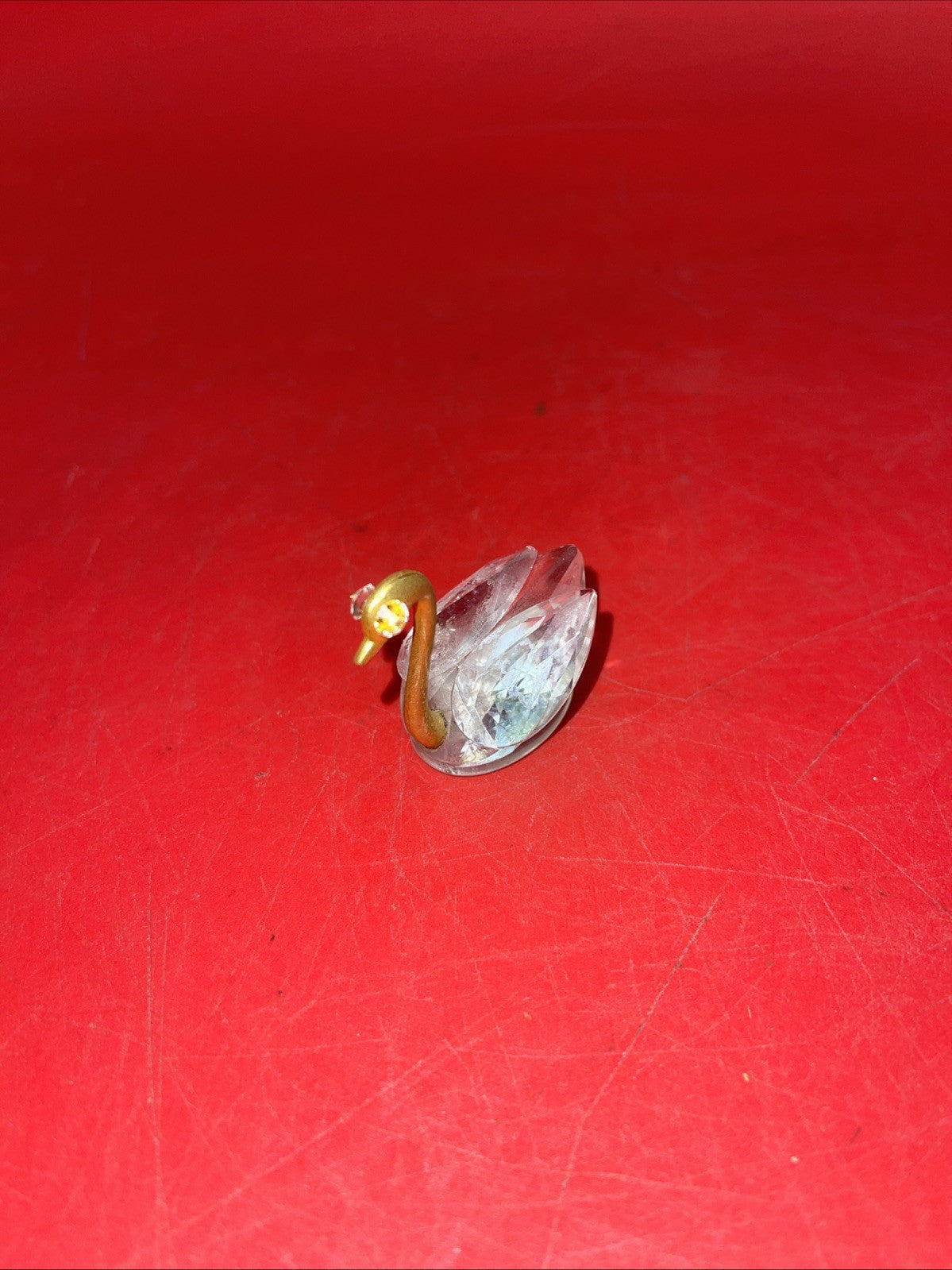 Crystal figurine Bunnies, Swan and Flower