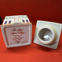 Vintage 1989 Lenox Spice Village CINNAMON Spice Jar With Lid (Has Some Chips)