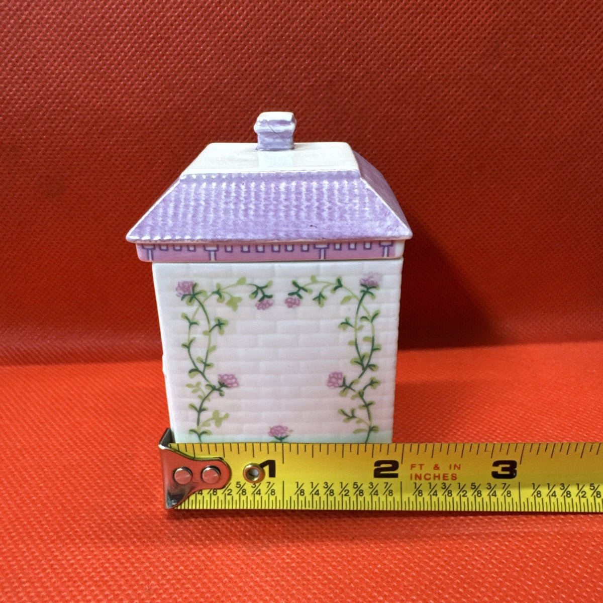 Vintage 1989 Lenox Spice Village THYME Jar With Lid (has Ships)