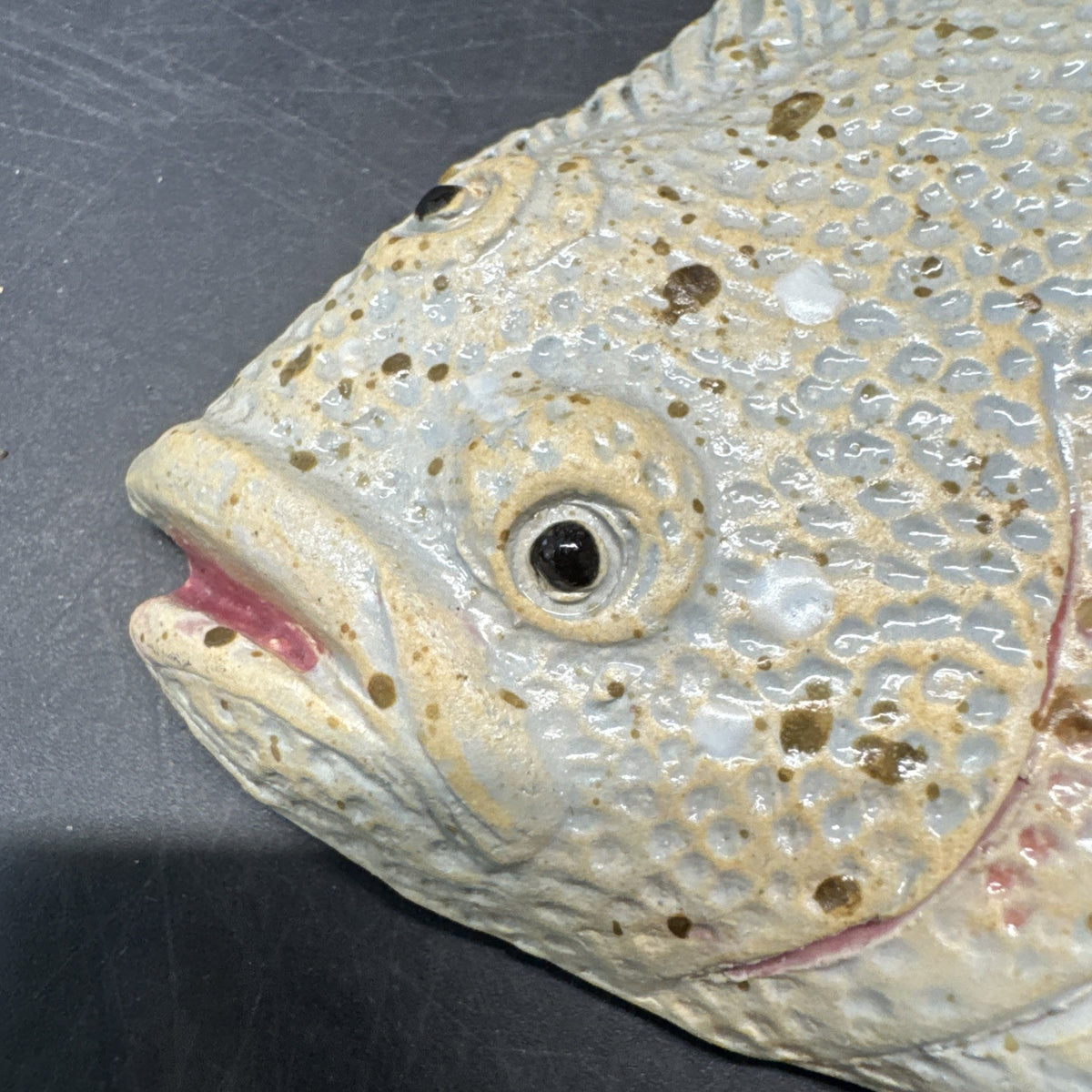 Ceramic Fish Wall Hanging 10”x5.5” House Decor