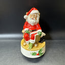 Vintage 1976 Josef Original Ceramic Christmas Sleepy Santa Musical Figurine