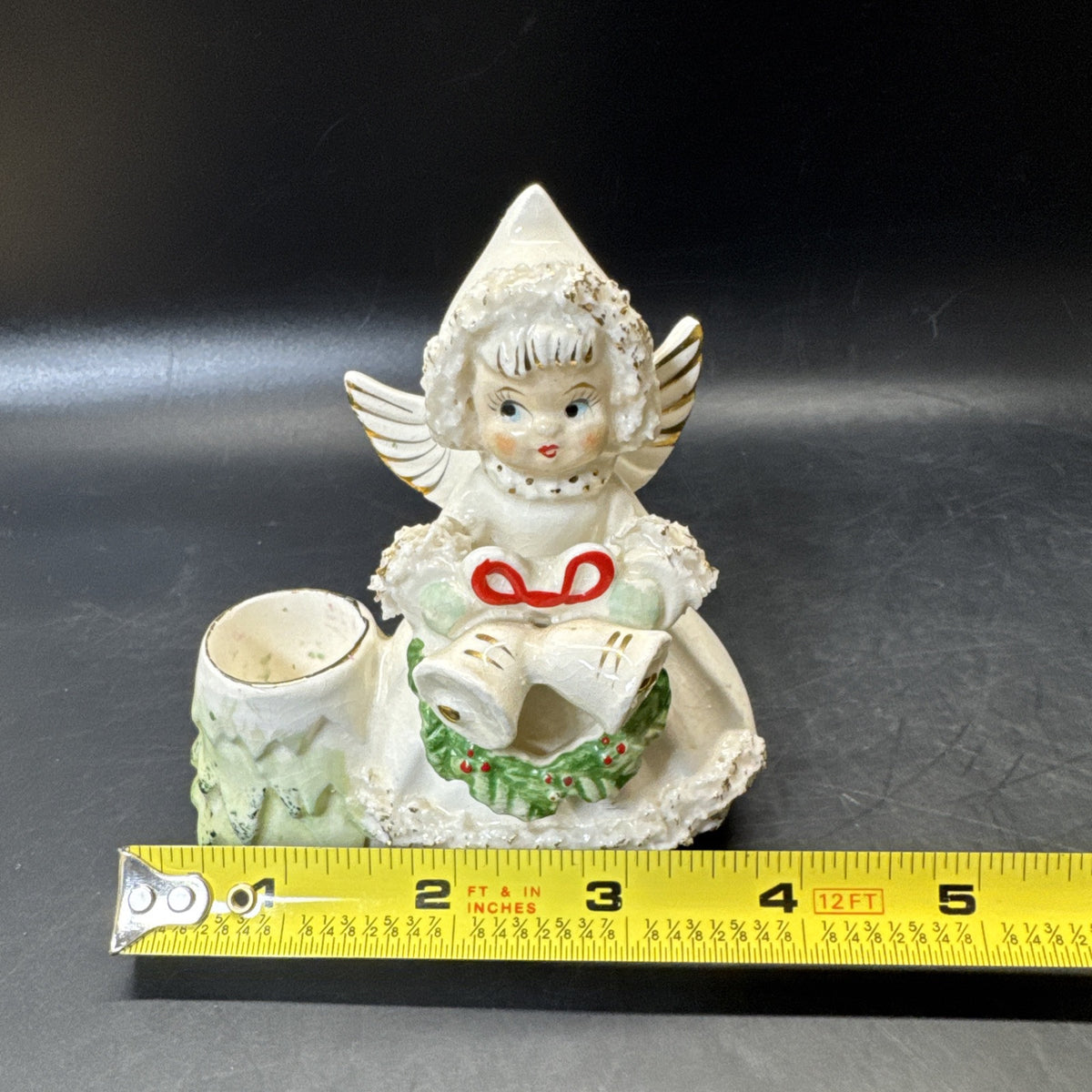 Vintage Artmark Christmas Angel Candle Holder Japan 1950’s