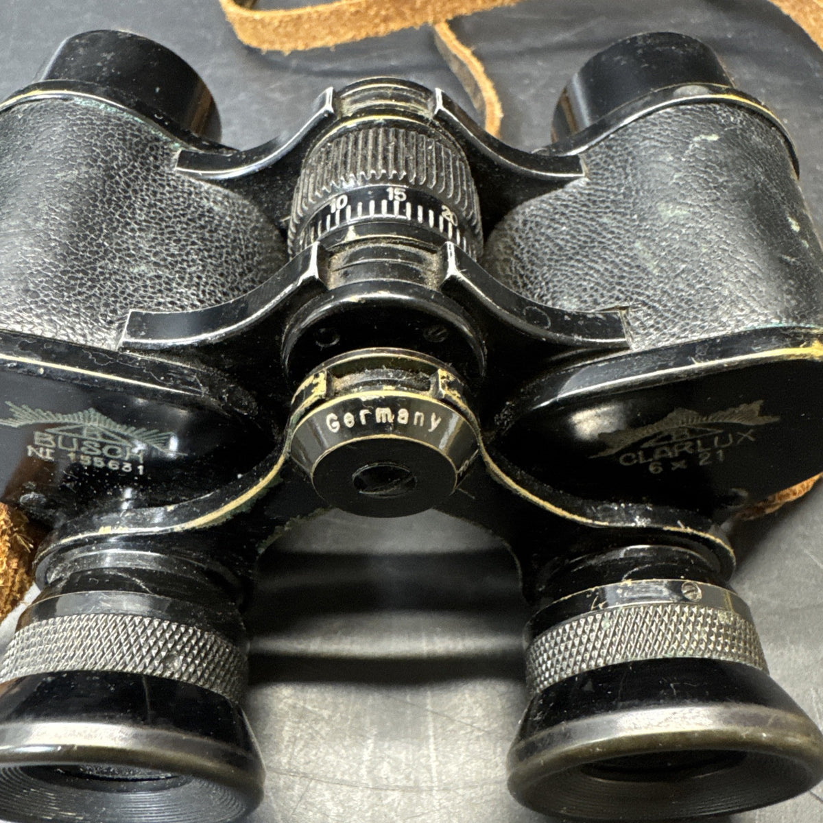 Vintage BUSCH No. 155631 Clarlux 6x21 Binoculars/ Made In Germany