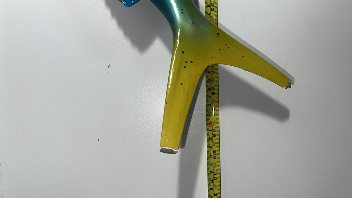 Large Fiberglass Mahi Mahi Fish Mount - Ocean Wall Decor 28” Vibrant Colors