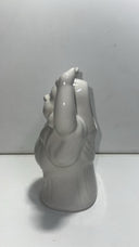 Benihana Happy Buddha Hands Up 7" Tiki White Ceramic Cocktail Mug Cup Vintage