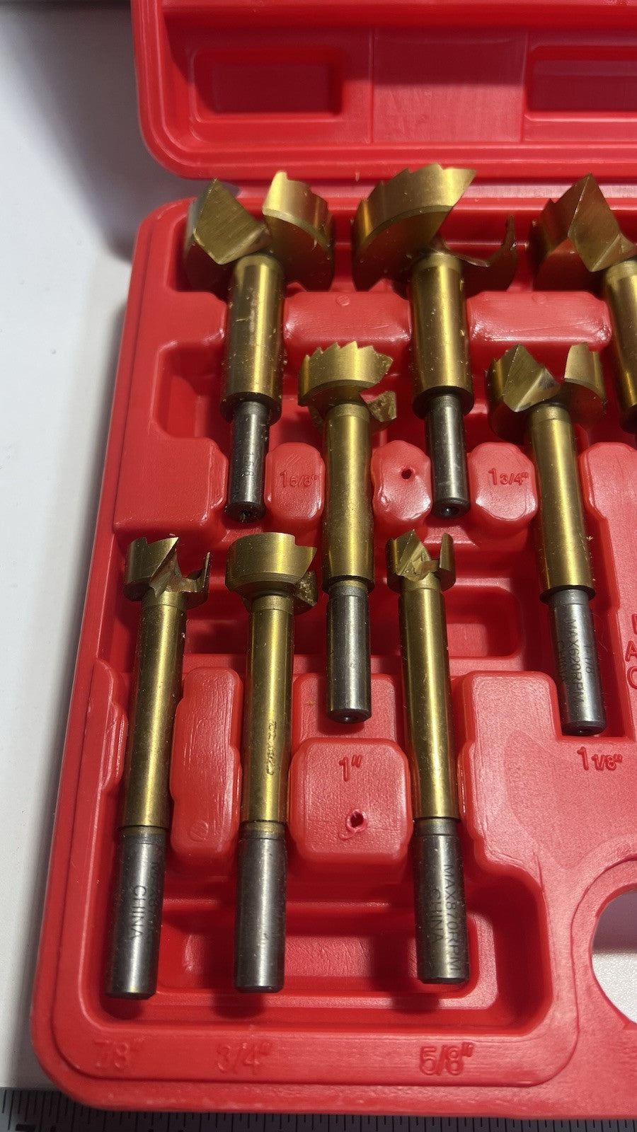 MASTERGRIP 480082 16pc Titanium Plated Bit Set Carrying Case