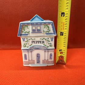 Vintage 1989 Lenox Spice Village PEPPER Jar With Lid