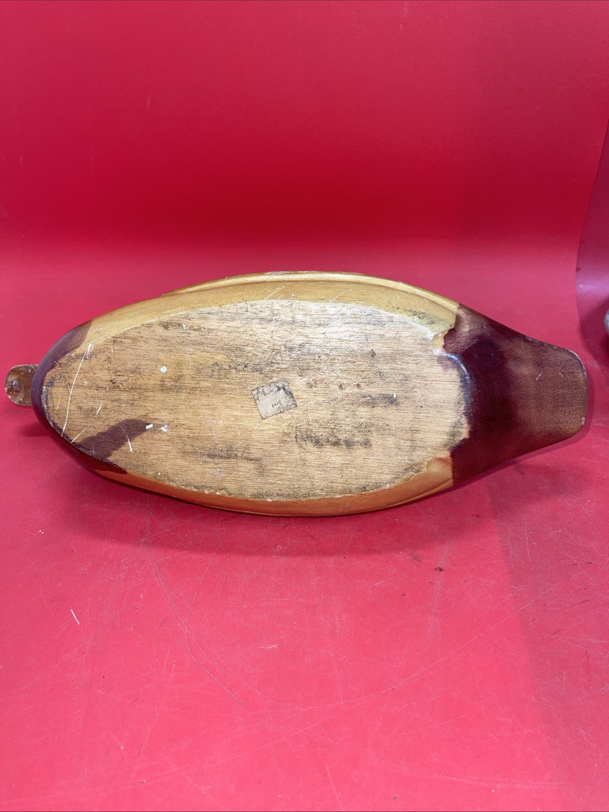 Vintage  Wooden Duck 14”
