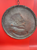 Rare Antique Spanish Medallion Wall Coin Plaques Spain King Mid Century Modern 