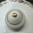 Creative Fine China REGENCY ROSE Japan Covered Handled Vegetable Dish