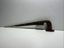Vintage 13” Curved Handle Keyhole Saw – Wooden Handle, Rare Hand Tool