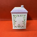 Vintage 1989 Lenox Spice Village THYME Jar With Lid (has Ships)