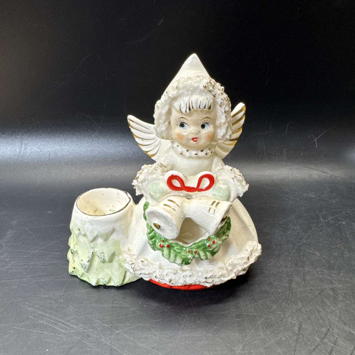 Vintage Artmark Christmas Angel Candle Holder Japan 1950’s