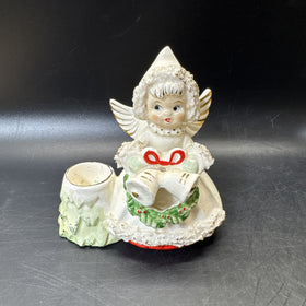 Vintage Artmark Christmas Angel Candle Holder Japan 1950’s